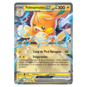 Pohmarmotte EX Flammes Obsidiennes 073/197