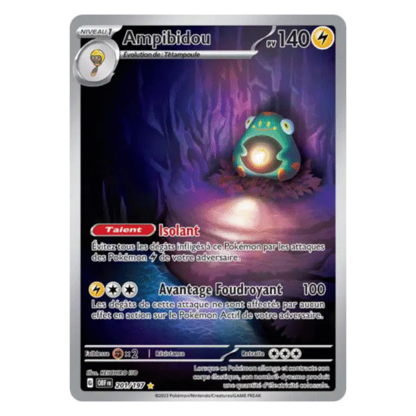Ampibidou AR Flammes Obsidiennes 201/197