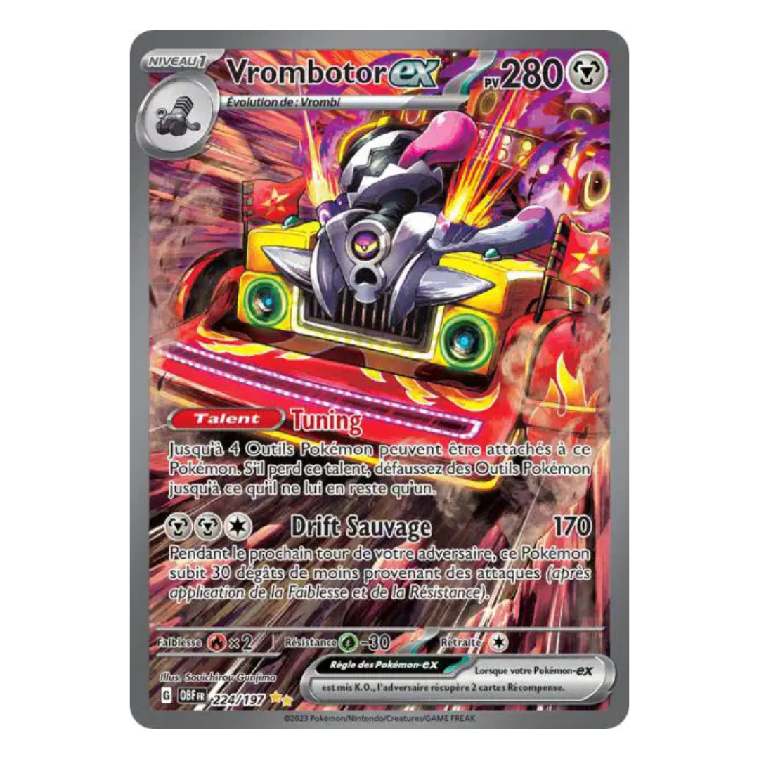 Vrombotor Alternative EX Flammes Obsidiennes 224/197