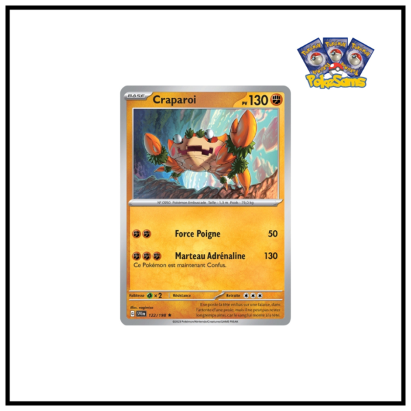Craparoi Holo Écarlate et Violet 122/198
