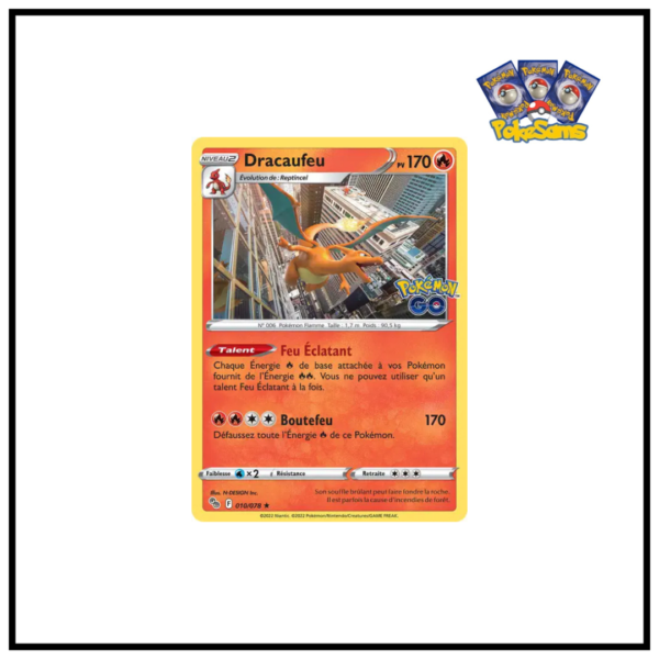 Dracaufeu Reverse Pokémon GO 010/078