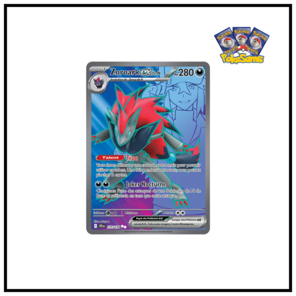 Zoroark de N FA EX Aventures Ensemble 175/159