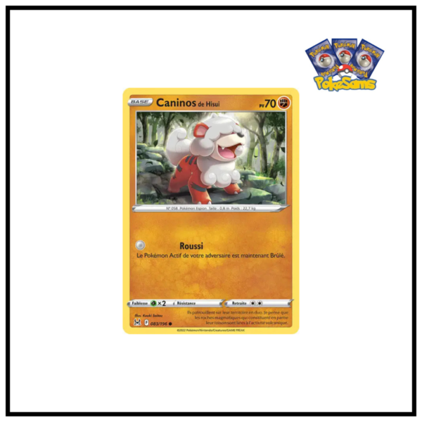 Caninos de Hisui Reverse Origine Perdue 083/196