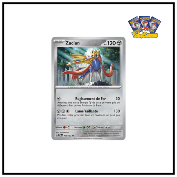 Zacian Holo Faille Paradoxe 136/182