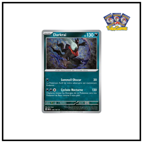 Darkrai Holo Flammes Obsidiennes 136/197