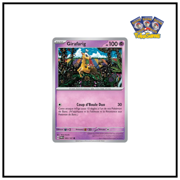 Girafarig Reverse Mascarade Crépusculaire 083/167