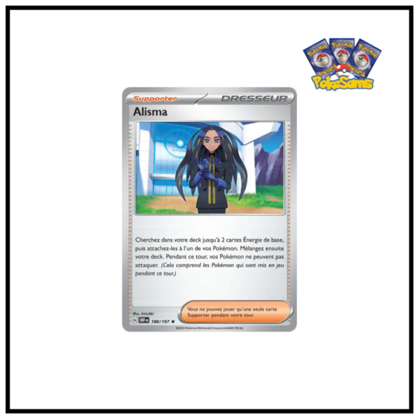 Alisma Holo Flammes Obsidiennes 188/197