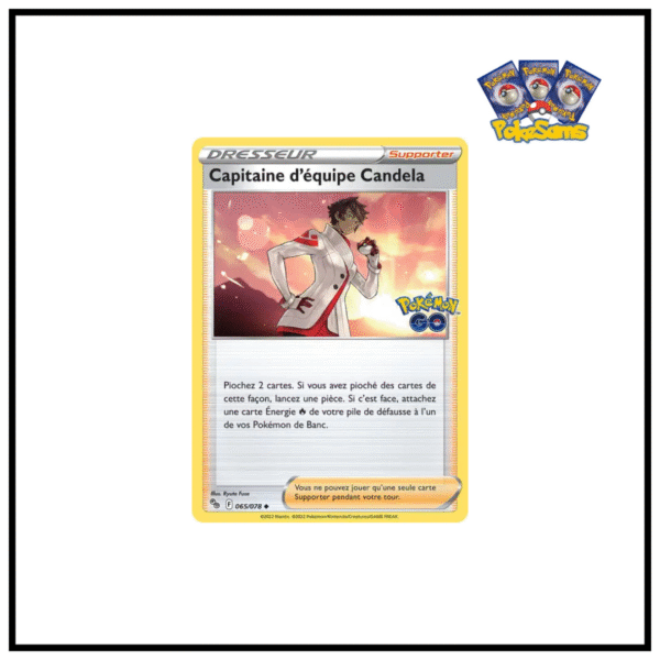 Capitaine d'équipe Candela Reverse Pokémon GO 065/078