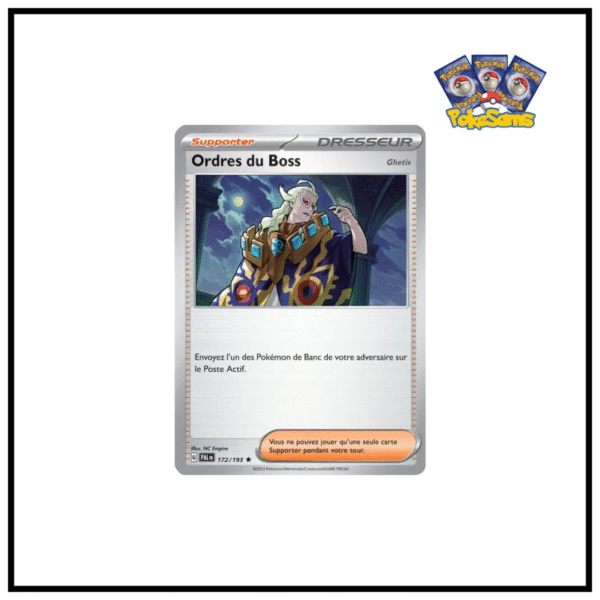 Ordre du Boss Holo Évolution Paldea 172/193