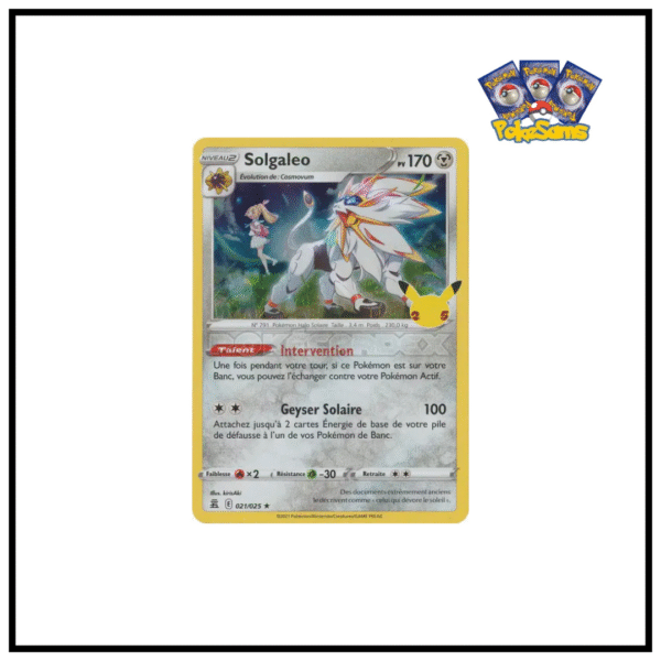 Solgaleo Holo Célébrations 021/025