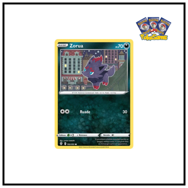 Zorua Reverse Évolution Céleste 102/203