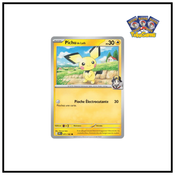 Pichu de Luth Reverse Rivalités Destinées 071/182