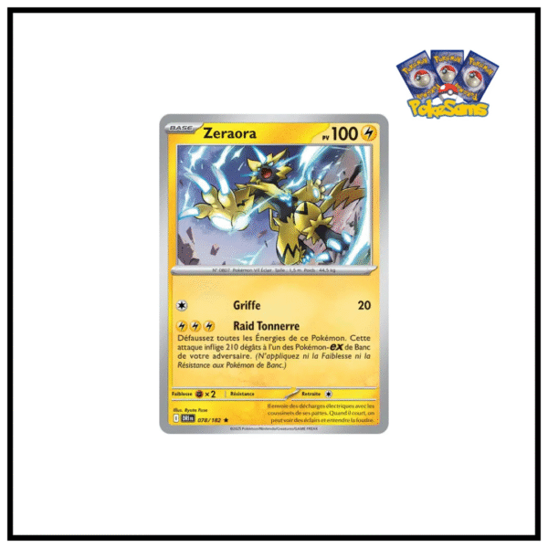 Zeraora Holo Rivalités Destinées 078/182