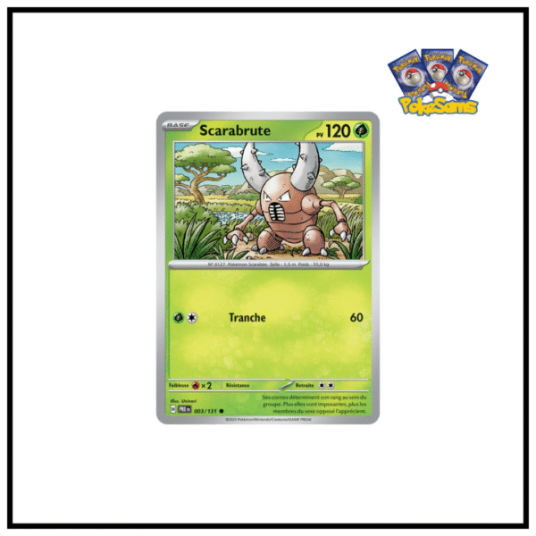 Scarabrute Pokéball Évolutions Prismatiques 003/131