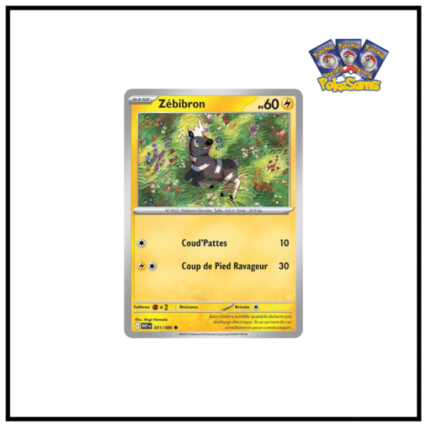 Zébibron Pokéball Flamme Blanche 031/086