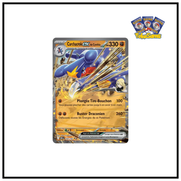 Carchacrok de Cynthia EX Rivalités Destinées 104/182