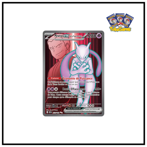 Mewtwo de la Team Rocket FA EX Rivalités Destinées 213/182