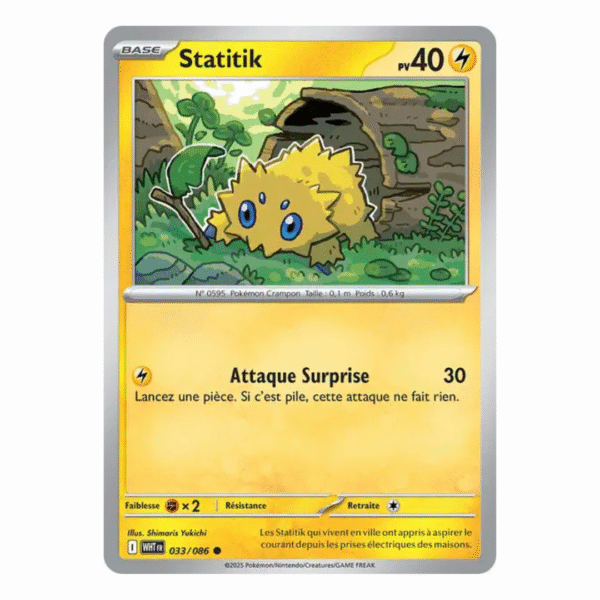 Statitik Pokéball Flamme Blanche 033/086