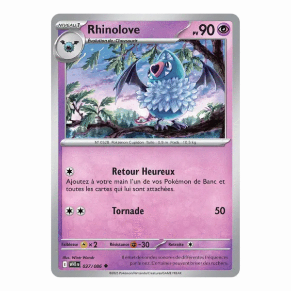 Rhinolove Pokéball Flamme Blanche 037/086