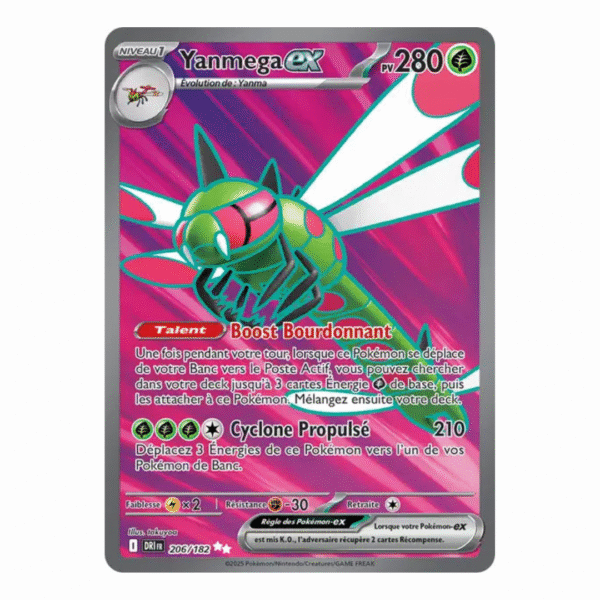 Yanmega FA EX Rivalités Destinées 206/182