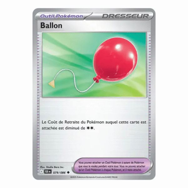 Ballon Pokéball Foudre Noire 079/086