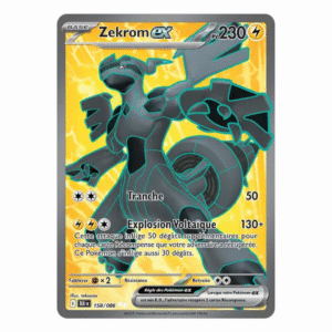 Zekrom FA EX Foudre Noire 158/086