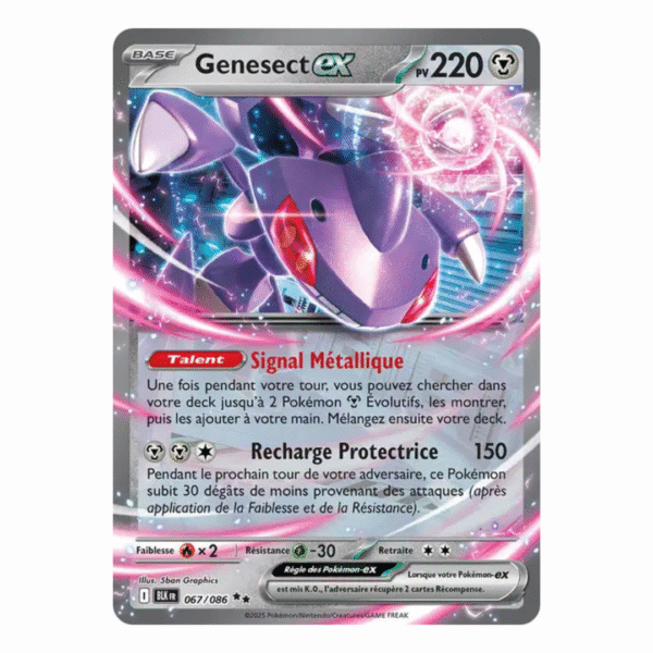 Genesect EX Foudre Noire 067/086