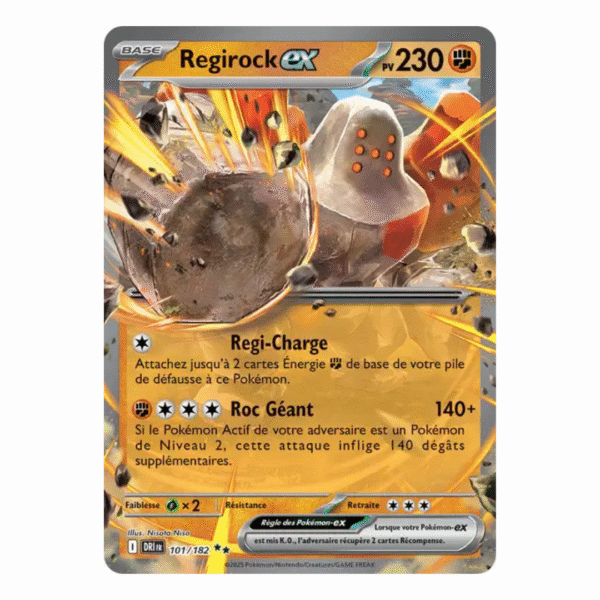 Regirock EX Rivalités Destinées 101/182