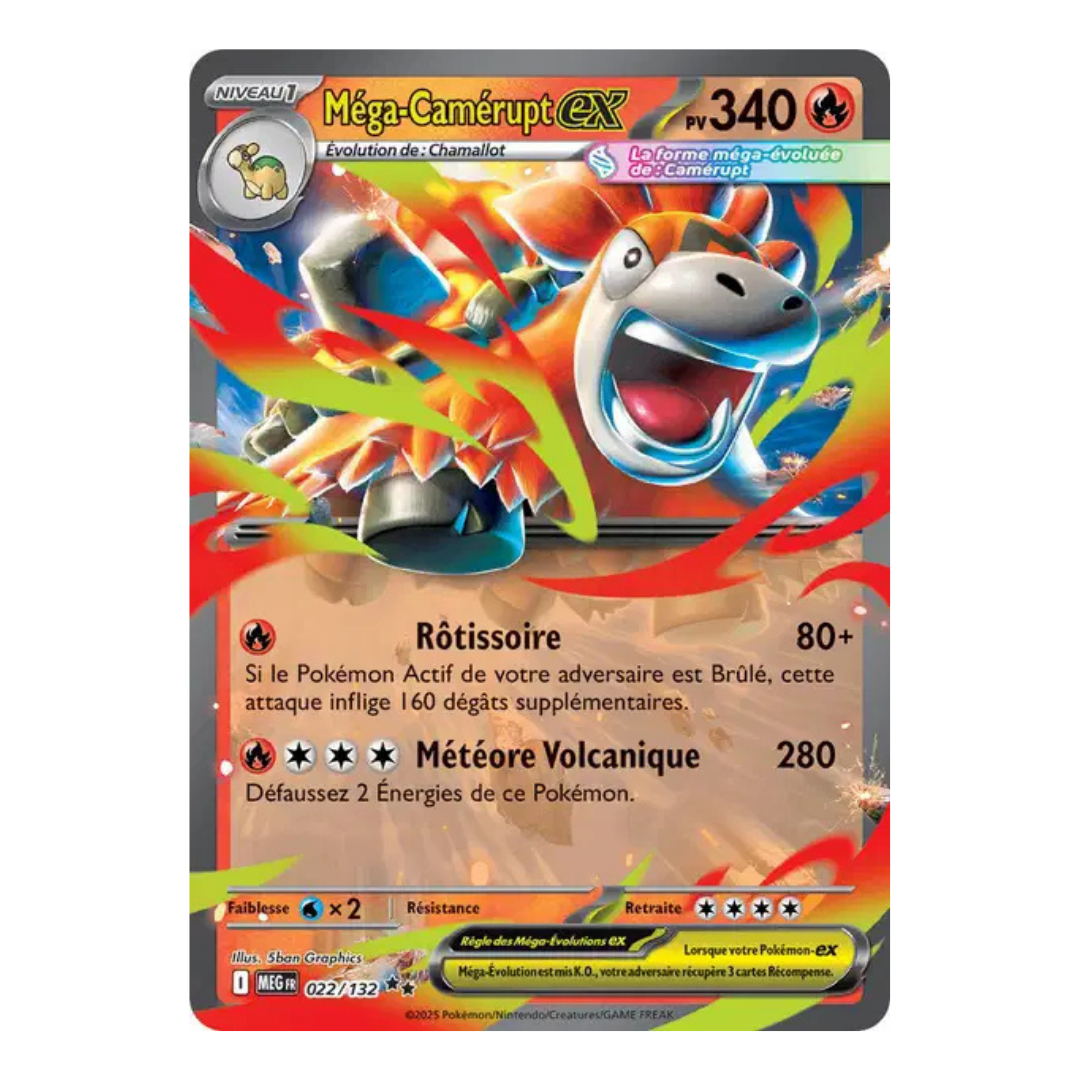 Méga-Camérupt EX Méga Évolution 022/132