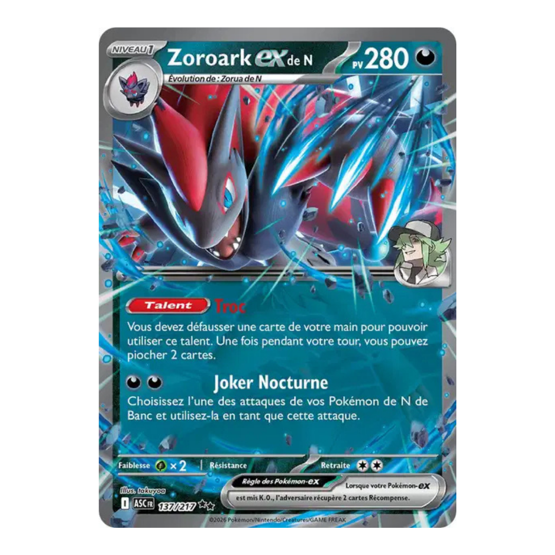 Zoroark de N EX Héros Transcendants 137/217