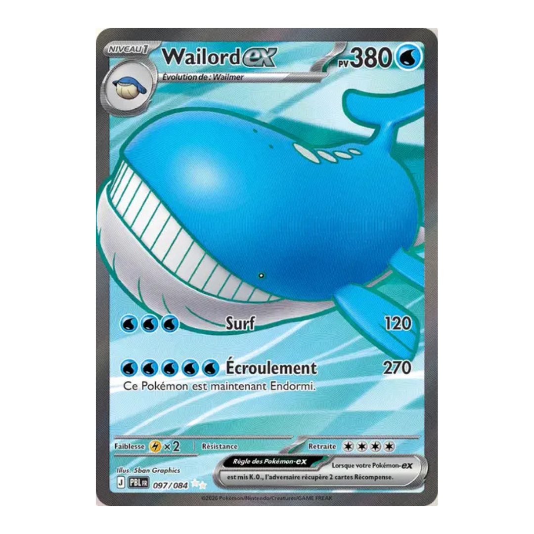 Wailord FA EX Nuit Noire 097/084