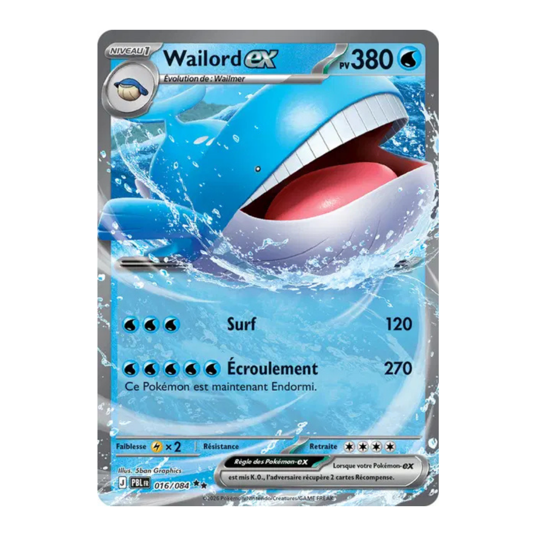 Wailord EX Nuit Noire 016/084