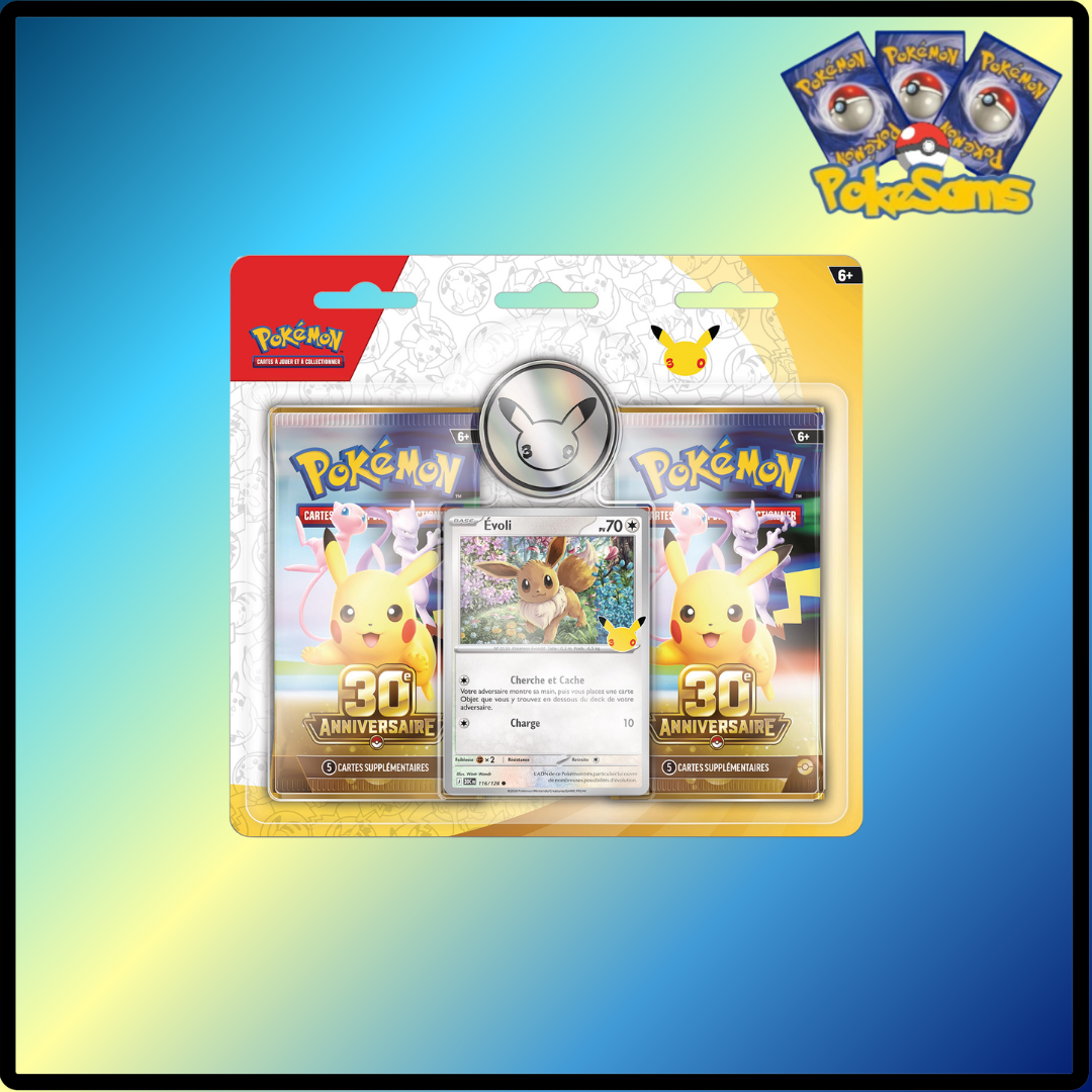 Duo-pack Pokémon ME5.5 Célébrations 30 ANS